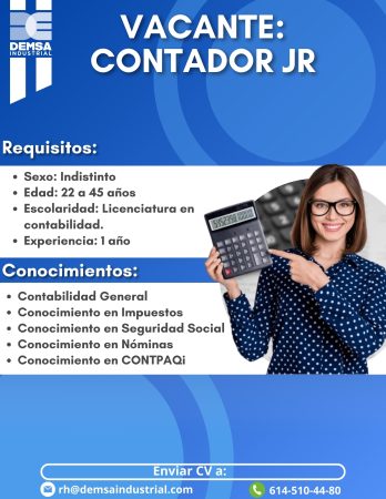 VACANTE CHIHUAHUA - CONTADOR jr