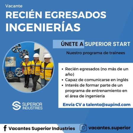 EMPLEO CHIHUAHUA - MAQUILA - TRAINEE INGENIERIA